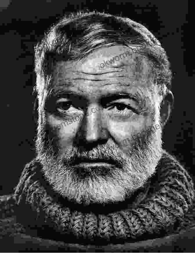 A Black And White Portrait Of Ernest Hemingway, The Renowned American Author, Known For His Connection To Cuba And His Masterpiece 'The Old Man And The Sea'. Last Dance In Havana: Escape To Cuba With The Perfect Holiday Read