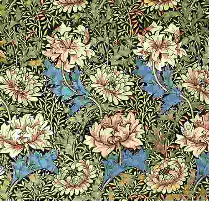 A Close Up Of William Morris' Iconic William Morris Full Color Patterns And Designs (Dover Pictorial Archive)