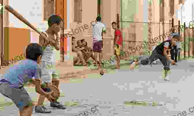 A Photograph Of A Group Of Children Playing Baseball In A Street In Cuba Cuba Loves Baseball: A Photographic Journey