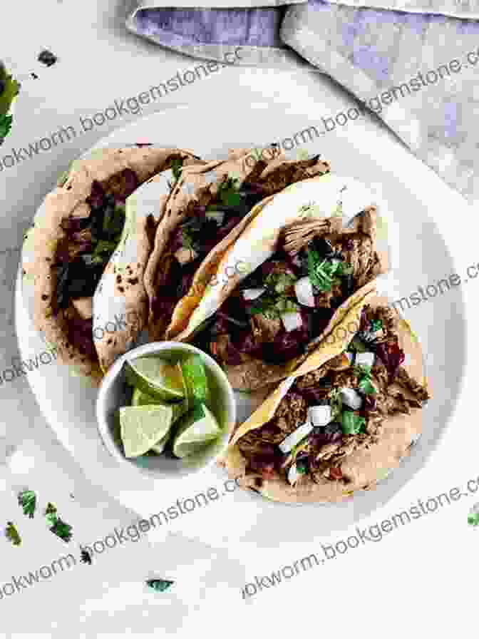 A Plate Of Barbacoa Beef Tacos With Shredded Beef, Onions, Cilantro, And Salsa Austin Breakfast Tacos Recipe: Delicious Austin Breakfast Tacos Recipes That You Ll Love: Austin Breakfast Tacos Recipe For Every Occasion