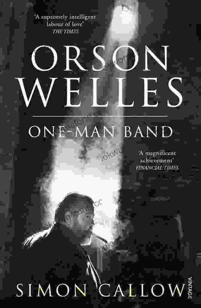 A Promotional Image For Orson Welles' 'Volume One Man Band', Featuring A Stylized Portrait Of Welles Against A Vibrant Backdrop Of Abstract Shapes And Colors. Orson Welles Volume 3: One Man Band