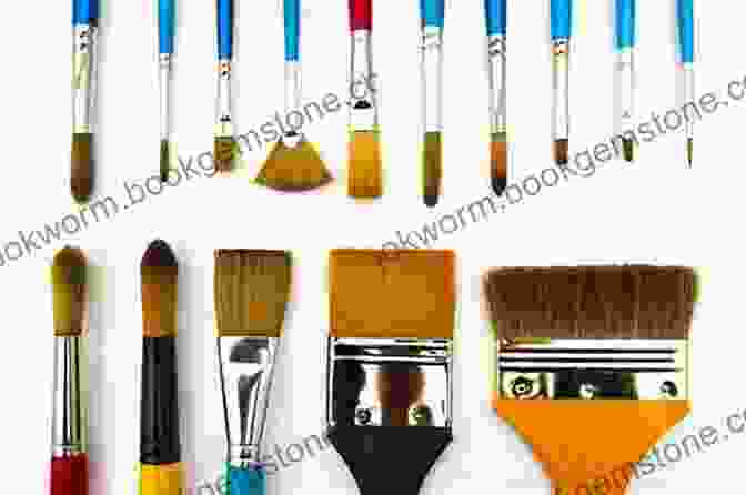 A Variety Of Paint Brushes Take Three Colours: Watercolour Lakes Rivers: Start To Paint With 3 Colours 3 Brushes And 9 Easy Projects