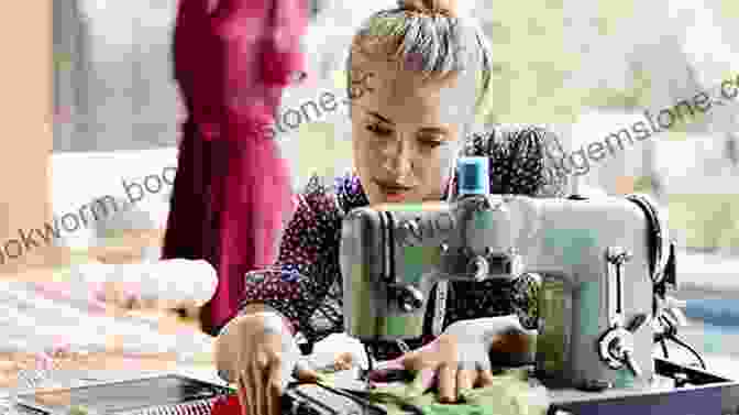 A Woman Sewing A Garment. DIY Couture: Create Your Own Fashion Collection
