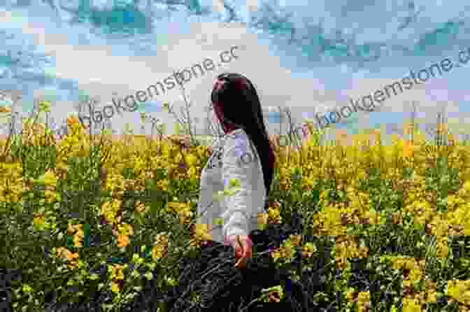 A Young Woman Standing In A Field, Surrounded By Flowers A Touch Of Infinity: Thirteen New Stories Of Fantasy And Science Fiction
