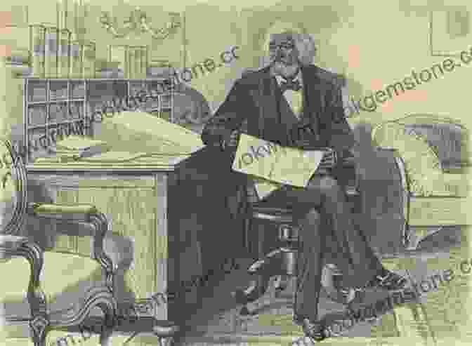 An Elderly Frederick Douglass, Seated In A Chair With Thoughtful Expression, Surrounded By Books And A Portrait Of Abraham Lincoln. The Life Of Frederick Douglass: A Graphic Narrative Of A Slave S Journey From Bondage To Freedom