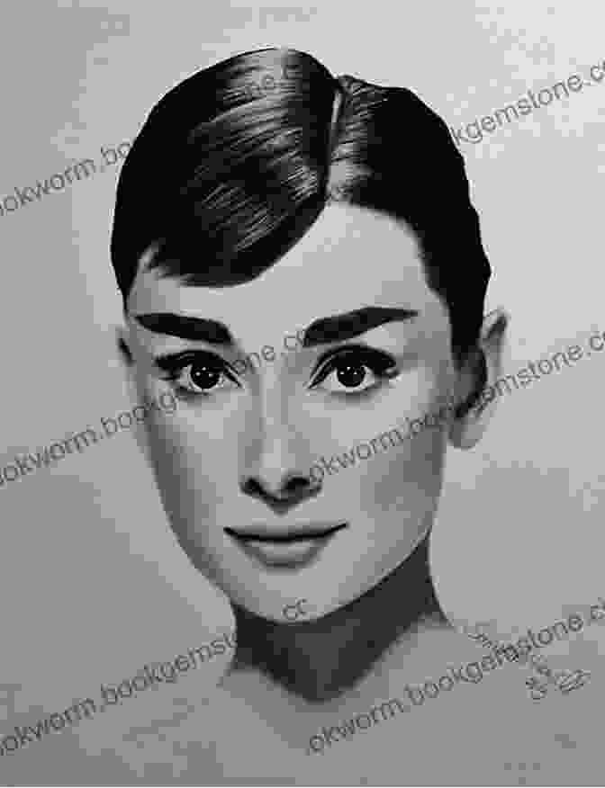 An Exquisite Drawing Of Audrey Hepburn, Capturing Her Enchanting Beauty Actress Fan (Actress Drawing Book): South Indian Actress Nayanthara Drawings