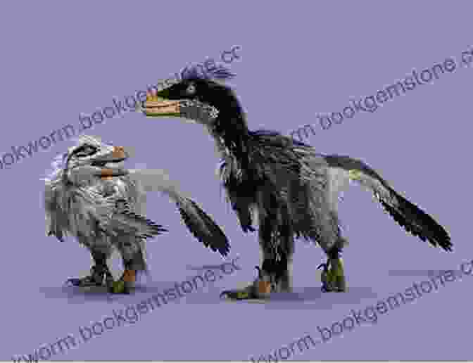 An Illustration Of A Feathered Dinosaur, Challenging Traditional Views Of Dinosaur Appearance. All Yesterdays: Unique And Speculative Views Of Dinosaurs And Other Prehistoric Animals