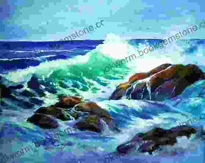 David Bellamy's Watercolour Painting Of A Turbulent Seascape With Crashing Waves David Bellamy S Seas Shorelines In Watercolour