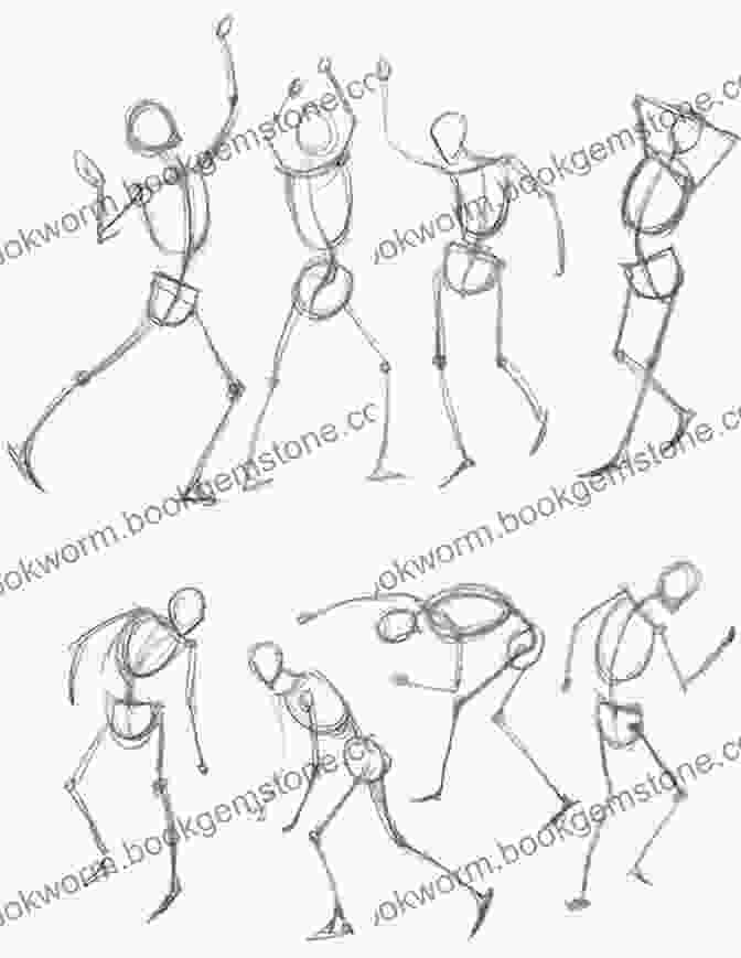 Drawing Of A Human Figure In Motion Anatomy And Drawing (Dover Art Instruction)