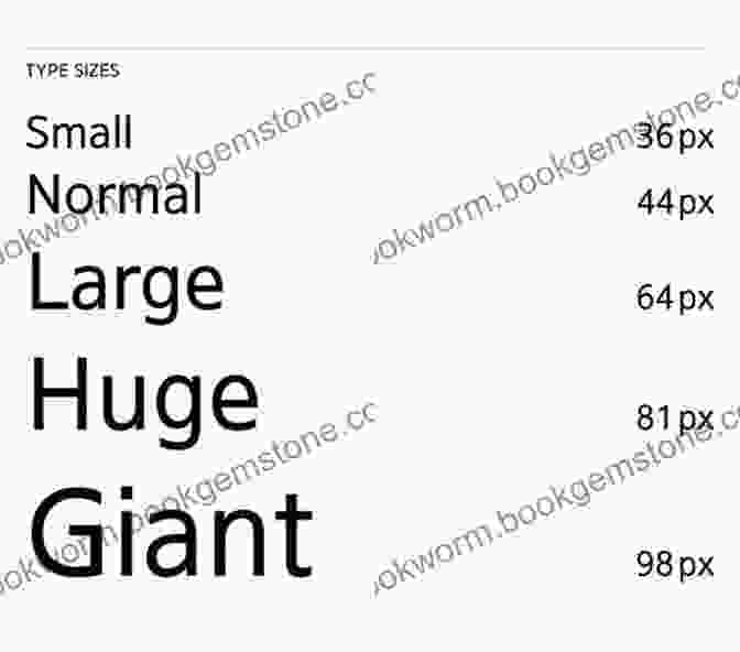 Examples Of Different Font Sizes Mastering Type: The Essential Guide To Typography For Print And Web Design