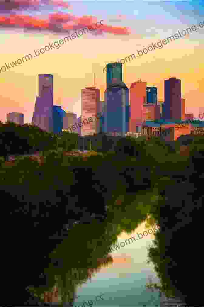 Houston Skyline At Sunset A Journey Through Texas: Or A Saddle Trip On The Southwestern Frontier