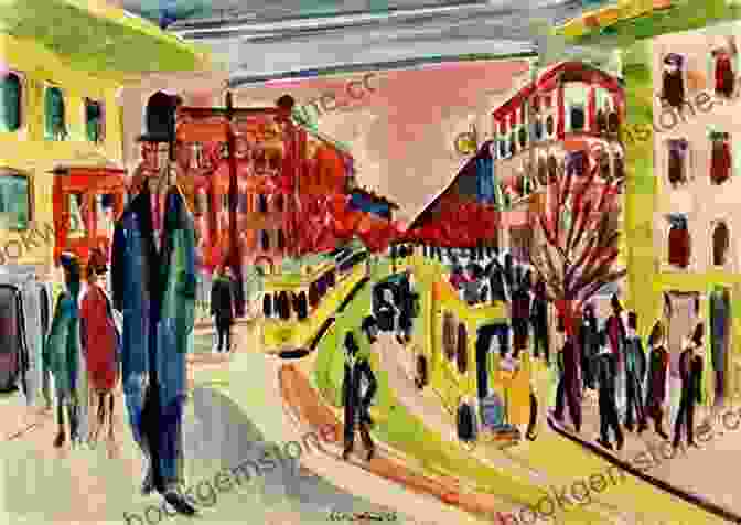Kirchner's Depiction Of A Lively Street Scene, Showcasing His Bold Use Of Color And Simplified Forms Kirchner Klaus Carl