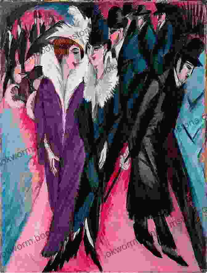 Kirchner's Iconic Painting 'Street Scene, Berlin', Showcasing His Bold Use Of Color And Simplified Forms Kirchner Klaus Carl