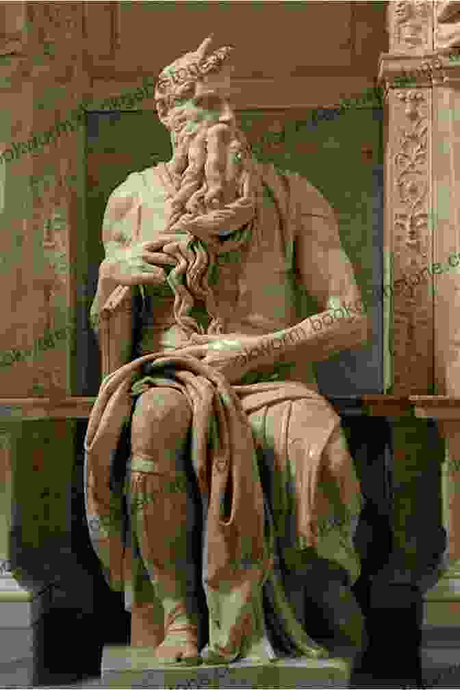 Michelangelo's Moses, A Marble Sculpture Depicting The Biblical Figure Seated On A Throne, Holding The Ten Commandments Michelangelo: A Life In Six Masterpieces