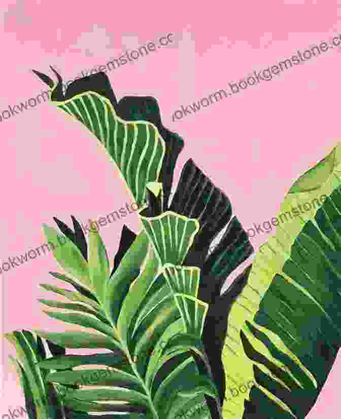Painting The Palm Leaves Learn To Paint: Palm Tree Scene