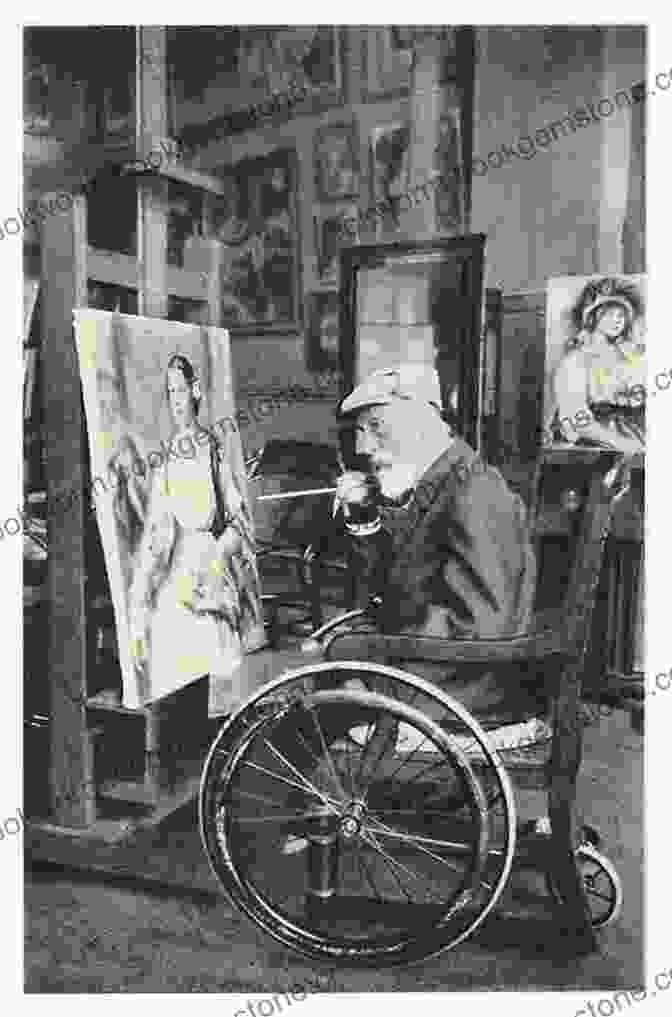 Pierre Auguste Renoir Painting In His Studio The Private Lives Of The Impressionists