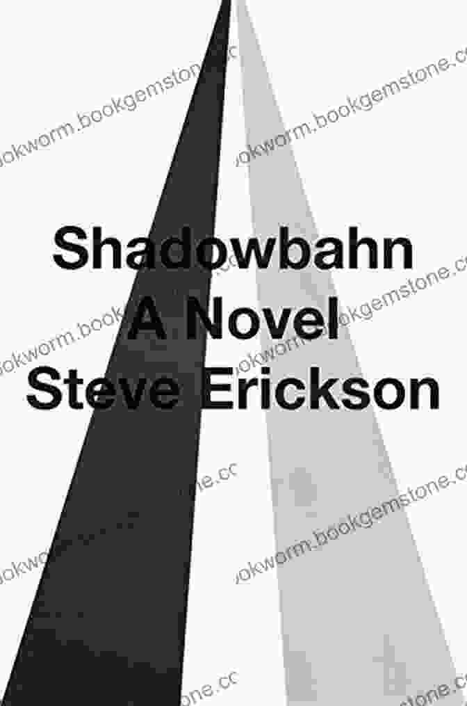Shadowbahn Book Cover By Steve Erickson, Featuring A Fragmented Image Of A Man's Face And A Labyrinthine Cityscape Shadowbahn Steve Erickson