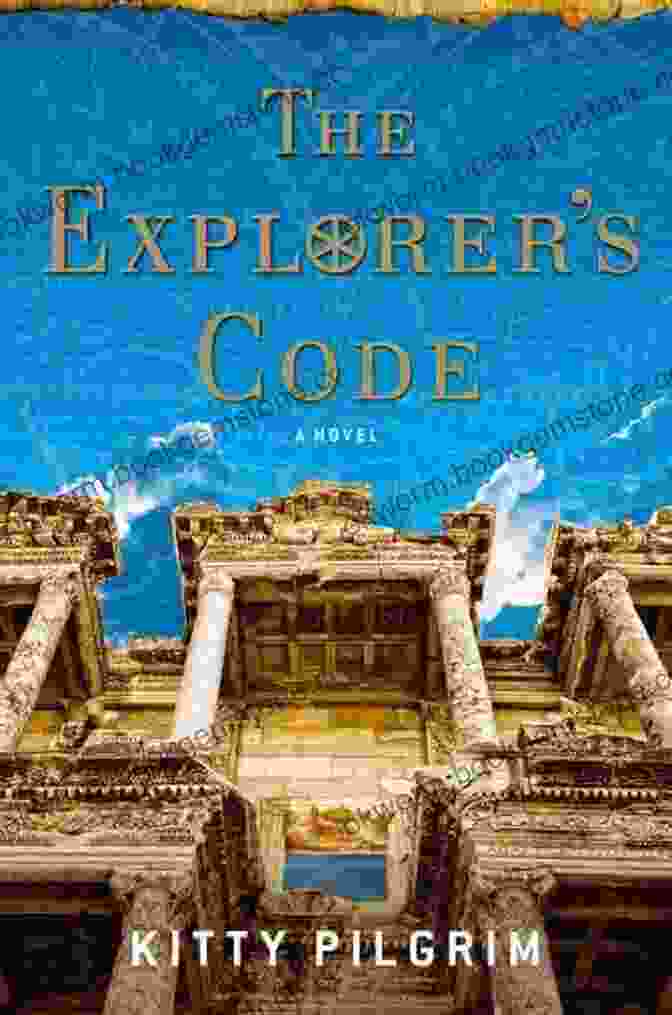 The Explorer Code Novel Cover Featuring A Woman Holding An Ancient Artifact And A Man Looking Into A Cave The Explorer S Code: A Novel