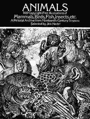 Animals: 1 419 Copyright Free Illustrations Of Mammals Birds Fish Insects Etc (Dover Pictorial Archive)